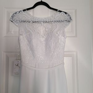 White Bridesmaid Dress